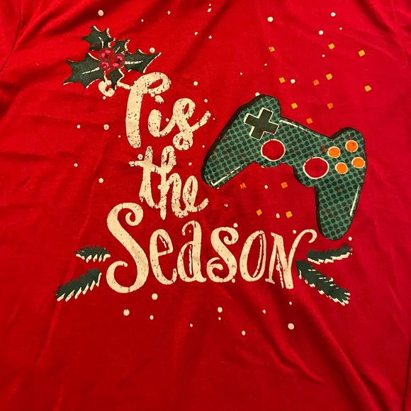 Unisex Holiday Gamer PJ Set Size Large (Cart A-117) - Picture 1 of 6